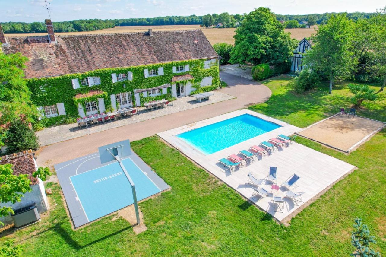 Crazy Villa Etisseaux 45 - Heated Pool - Volley Court - 1H30 Paris - 45P Saint-Maurice-sur-Aveyron Экстерьер фото