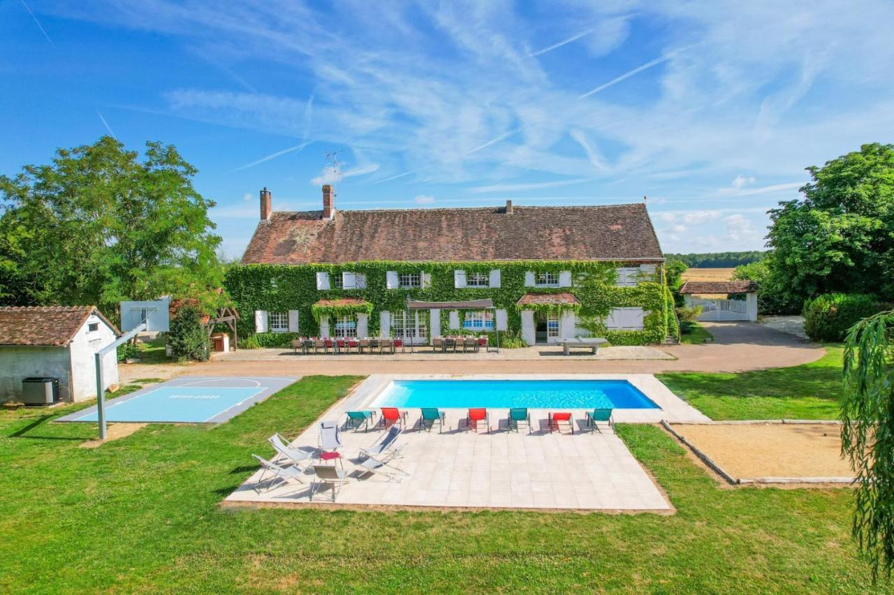 Crazy Villa Etisseaux 45 - Heated Pool - Volley Court - 1H30 Paris - 45P Saint-Maurice-sur-Aveyron Экстерьер фото